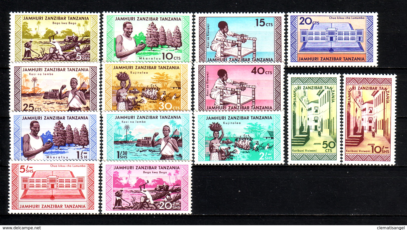 385o * JAMHURI ZANZIBAR TANZANIA * POSTFRISCH **!! - Zanzibar (1963-1968)