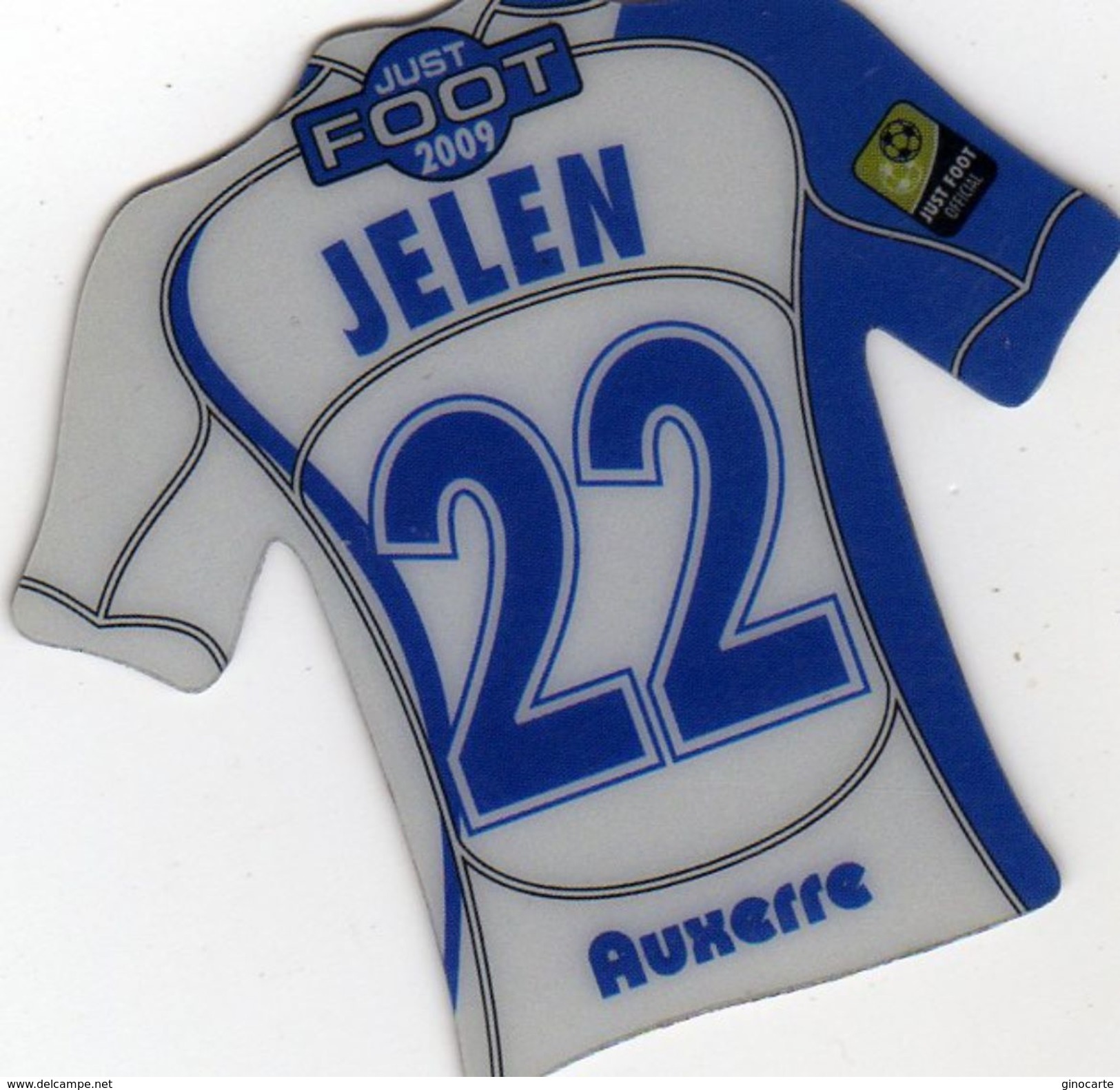 Magnet Magnets Maillot De Football Pitch Auxerre Jelen 2009 - Sports