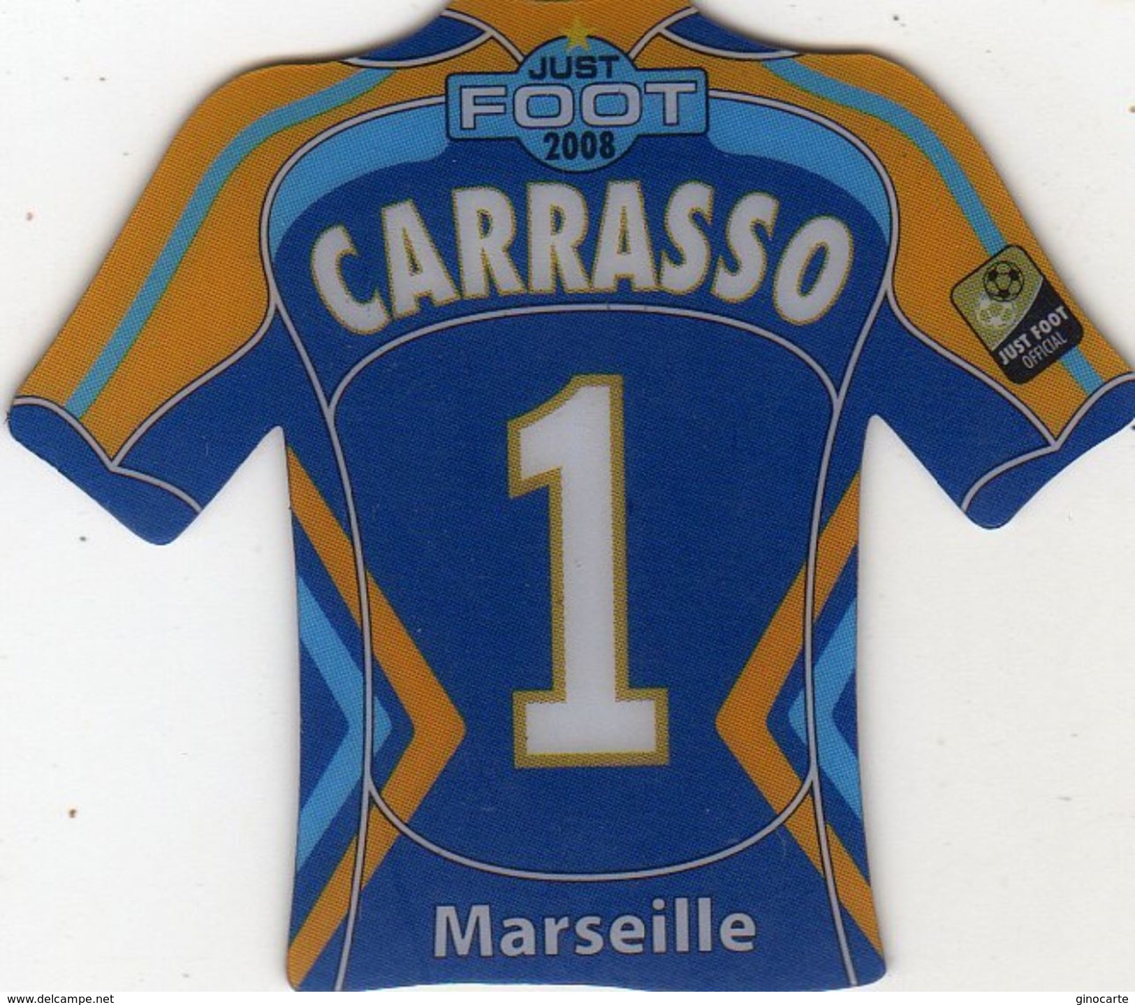 Magnet Magnets Maillot De Football Pitch Marseille Carrasso 2008 - Sports