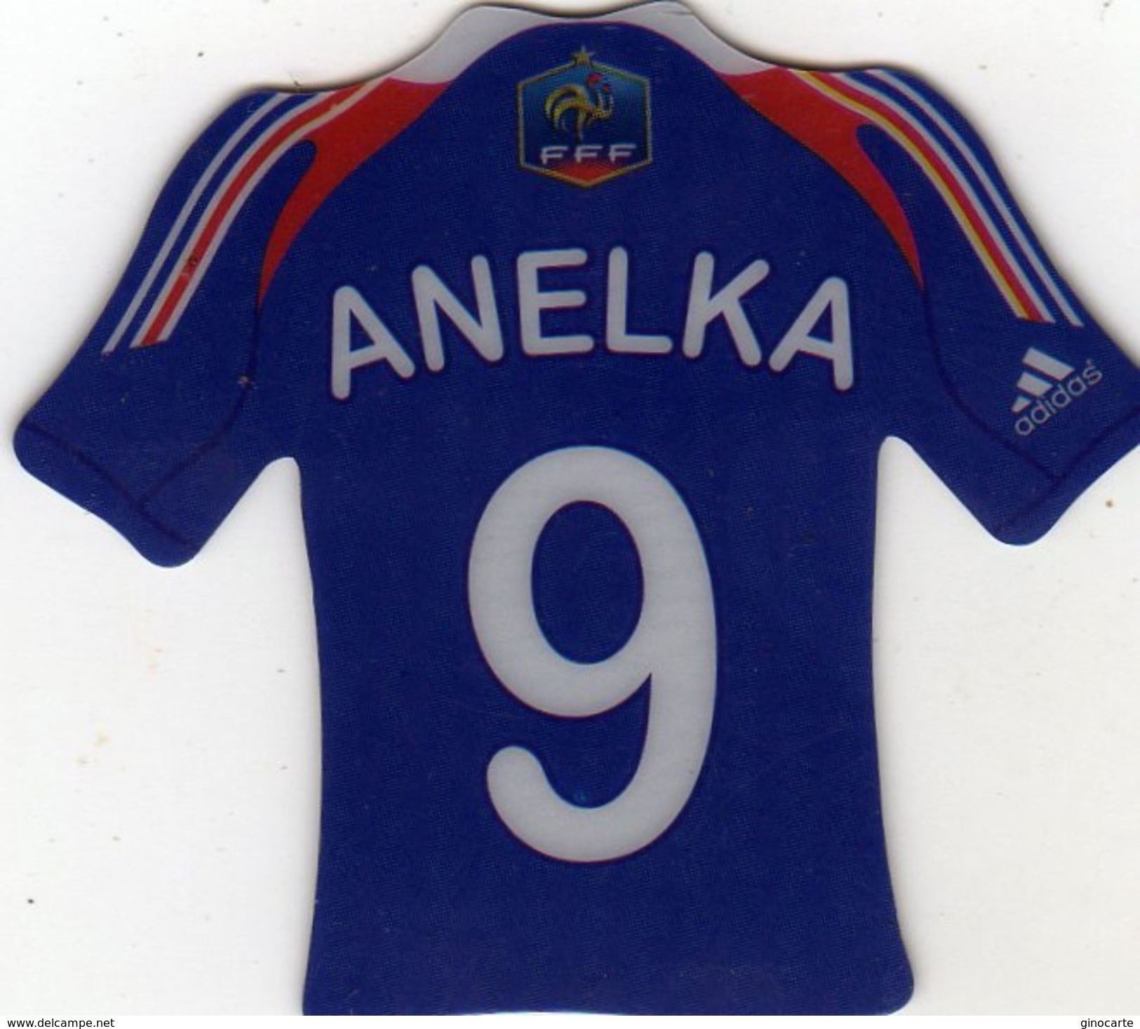 Magnet Magnets Maillot De Football Pitch Equipe De France Anelka - Sport