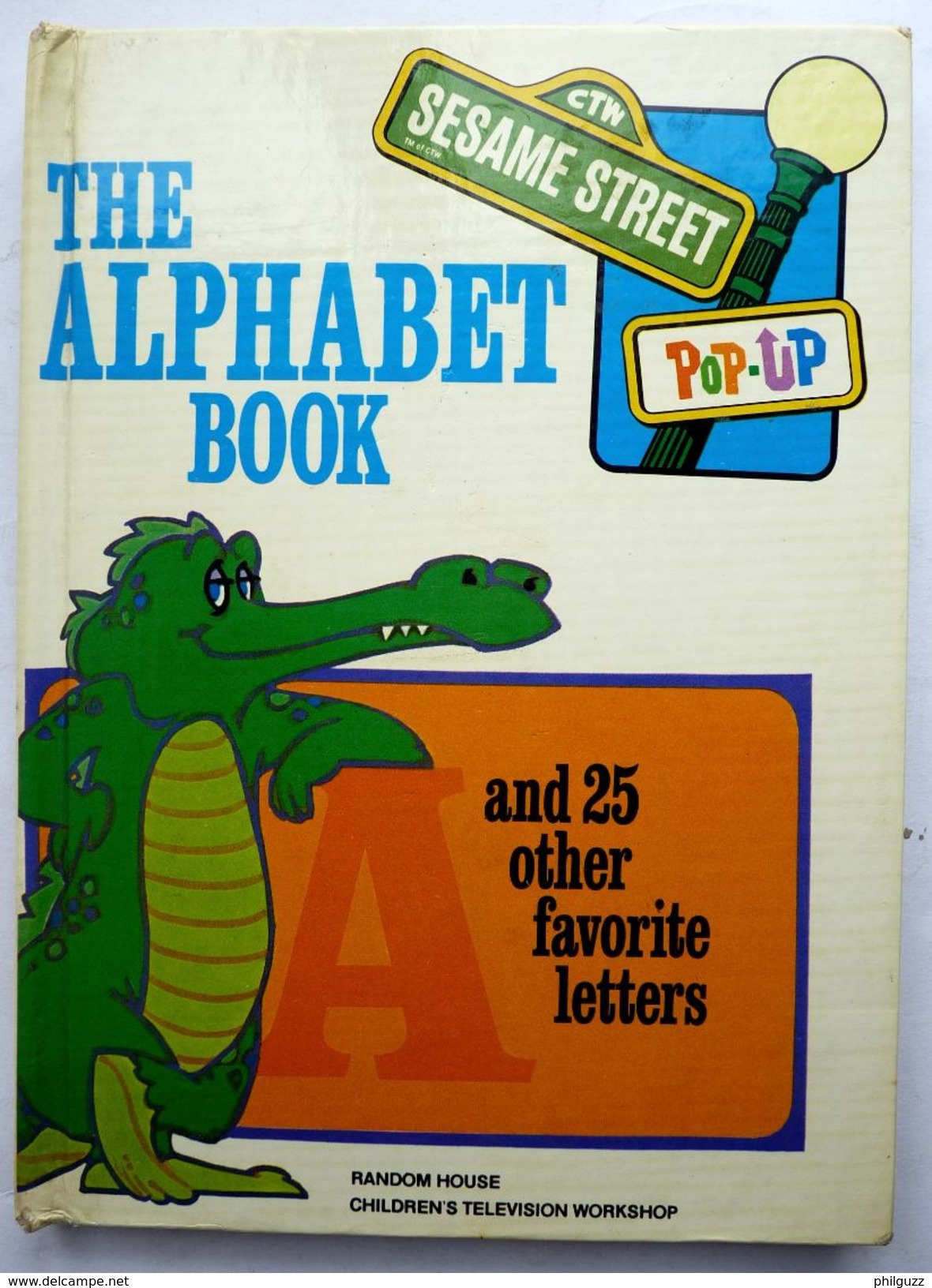 ALBUM POP UP ALPHABET BOOK - SESAME STREET - Random House 1988 Pas KUBASTA Enfantina - Disney