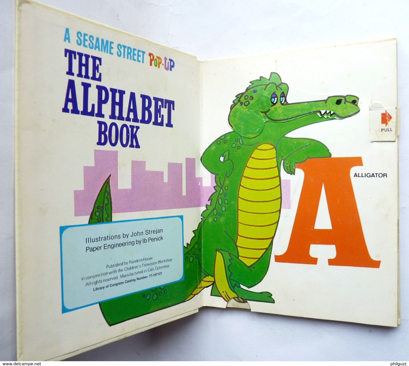 ALBUM POP UP ALPHABET BOOK - SESAME STREET - Random House 1988 Pas KUBASTA Enfantina - Disney