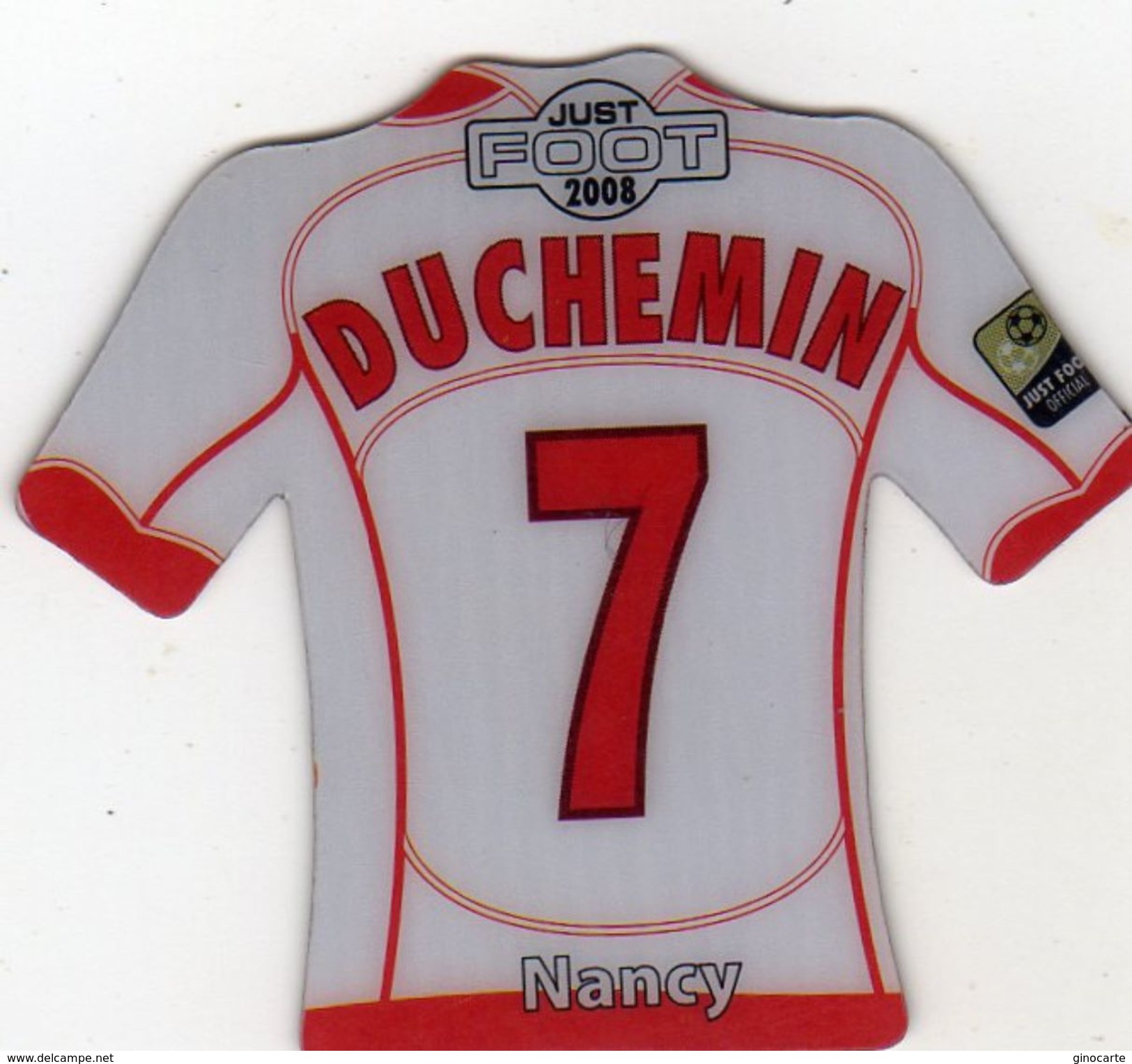 Magnet Magnets Maillot De Football Pitch Nancy Duchemin 2008 - Deportes