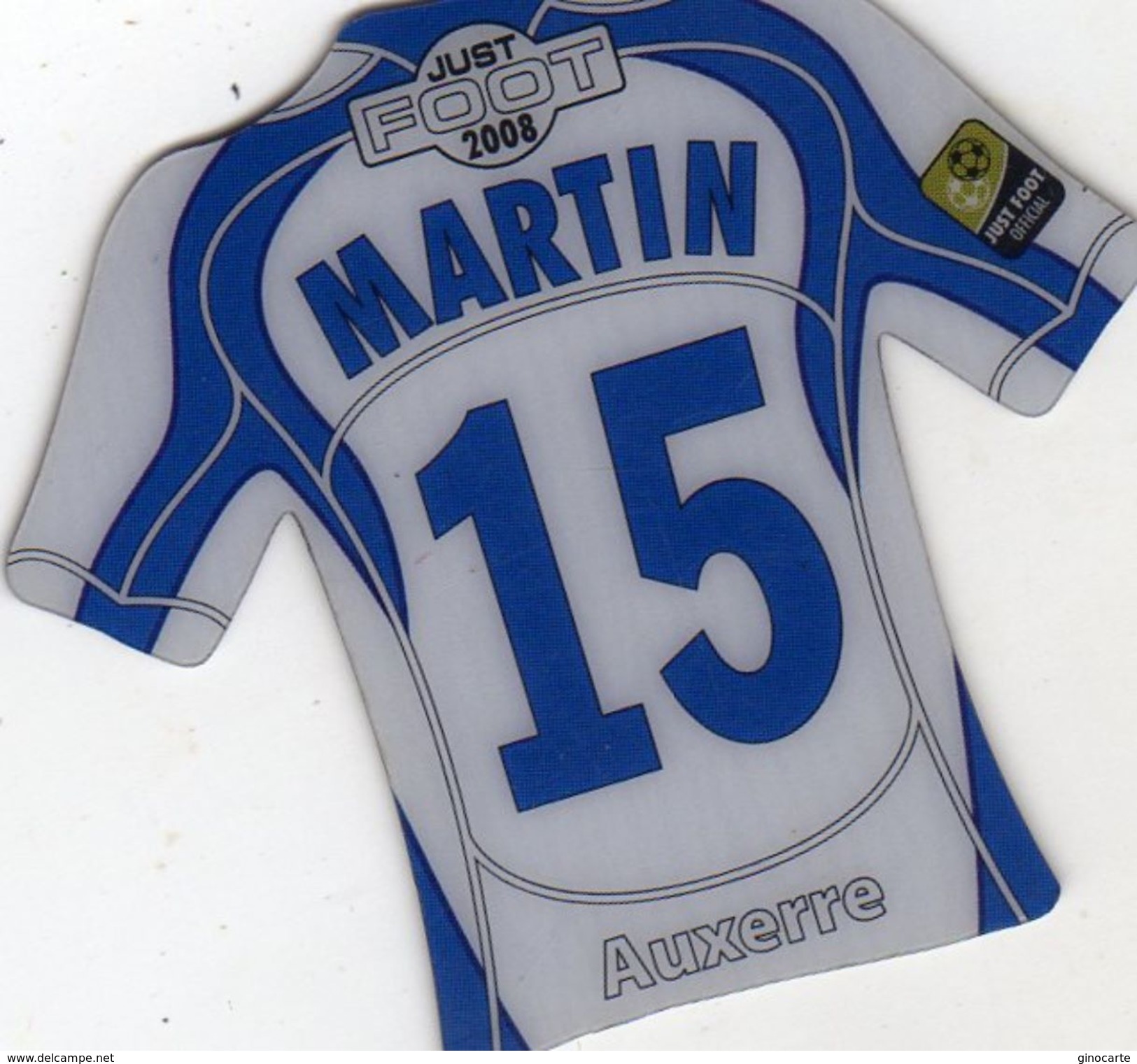 Magnet Magnets Maillot De Football Pitch Auxerre Martin 2008 - Sport