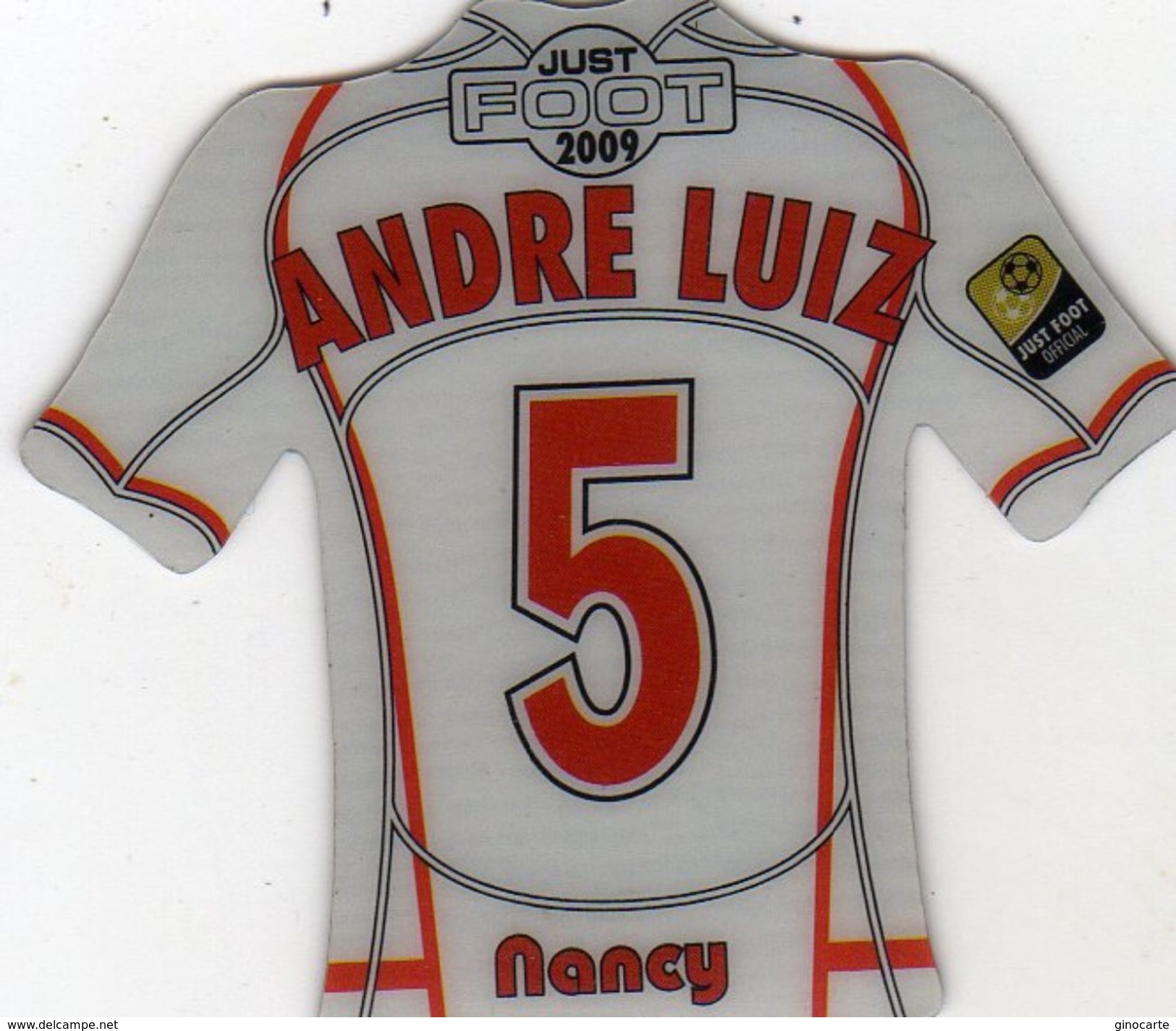 Magnet Magnets Maillot De Football Pitch Nancy André Luiz 2009 - Sports