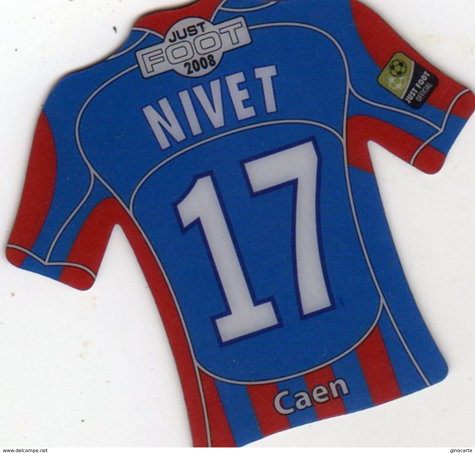 Magnet Magnets Maillot De Football Pitch Caen Nivet 2008 - Sports