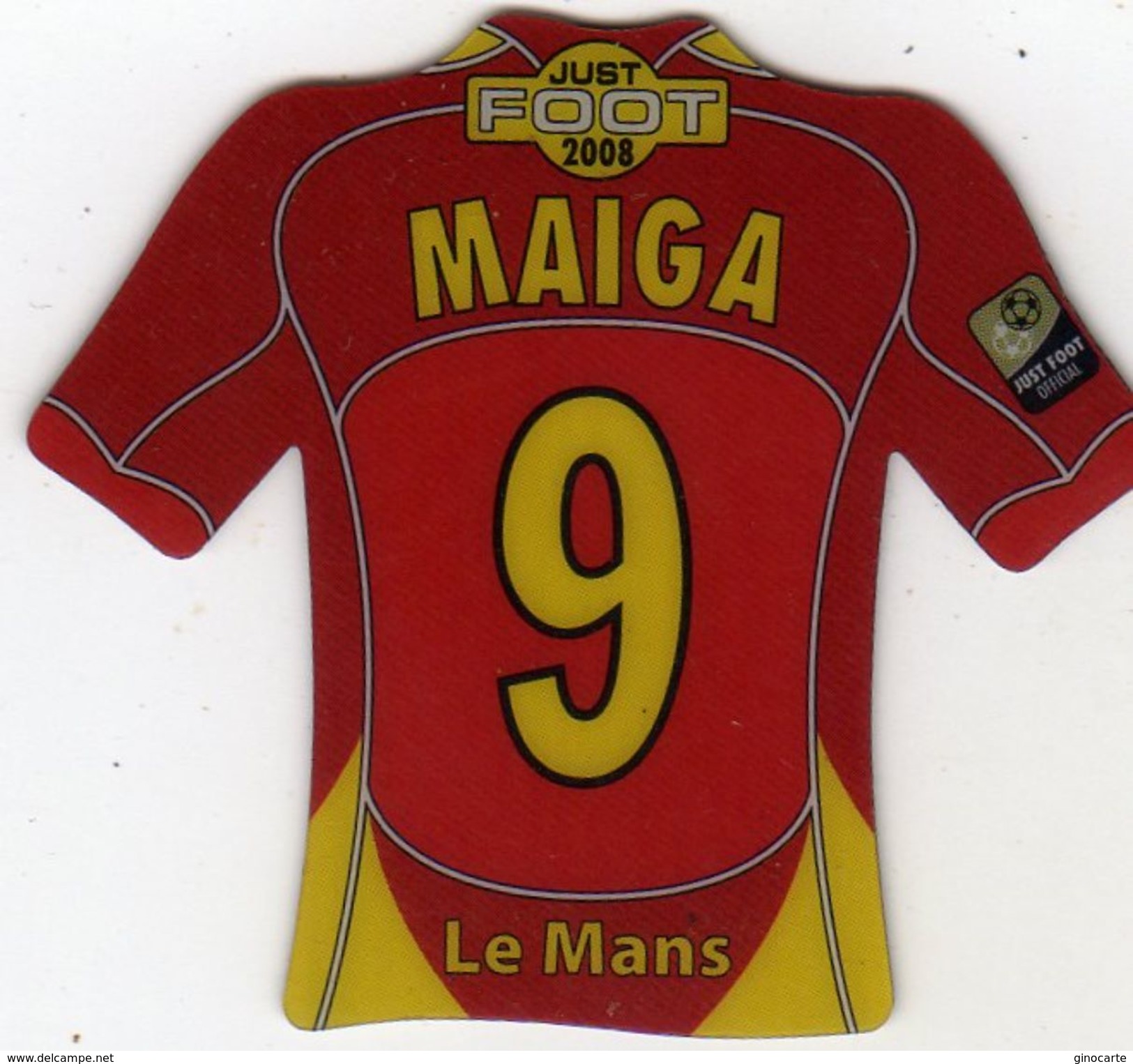 Magnet Magnets Maillot De Football Pitch Le Mans Maiga 2008 - Sports