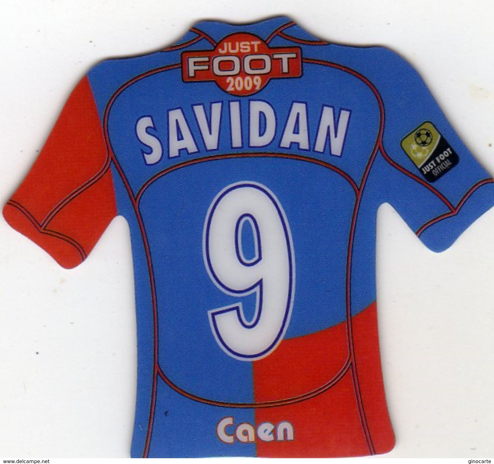 Magnet Magnets Maillot De Football Pitch Caen Savidan 2009 - Sport