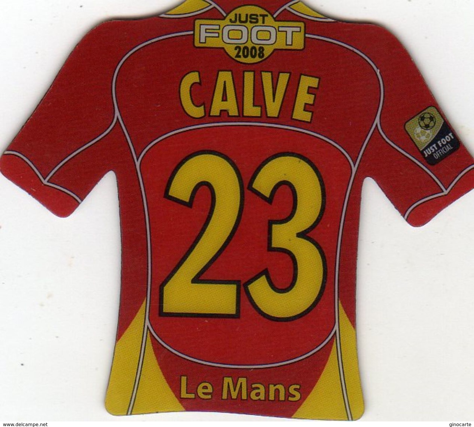 Magnet Magnets Maillot De Football Pitch Le Mans Calve 2008 - Deportes