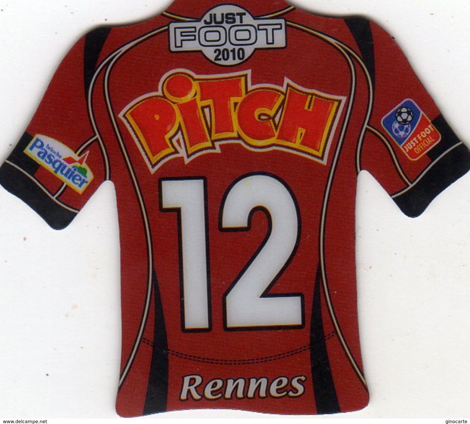 Magnet Magnets Maillot De Football Pitch Rennes 2010 - Sports