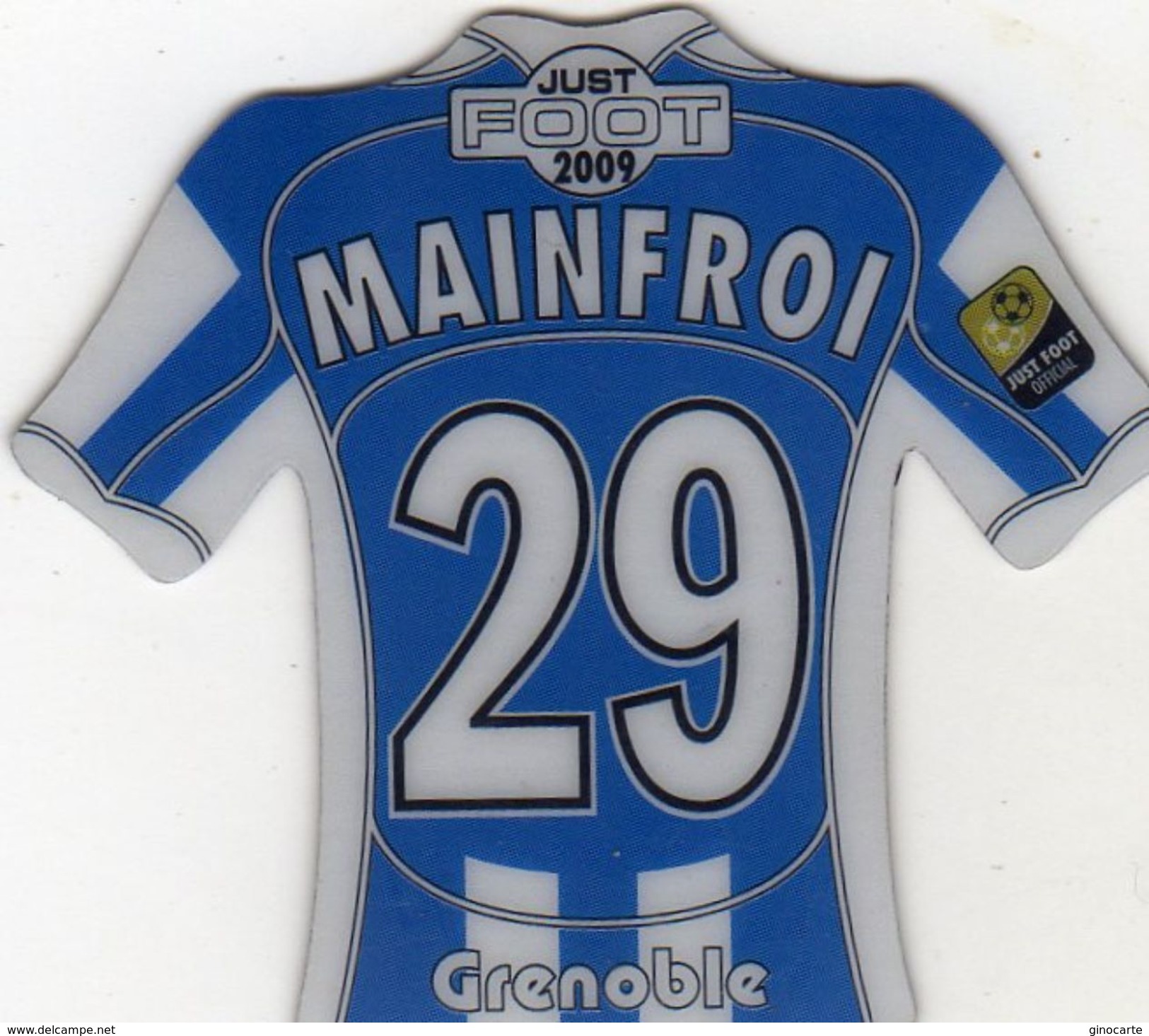 Magnet Magnets Maillot De Football Pitch Grenoble Mainfroi 2009 - Sport