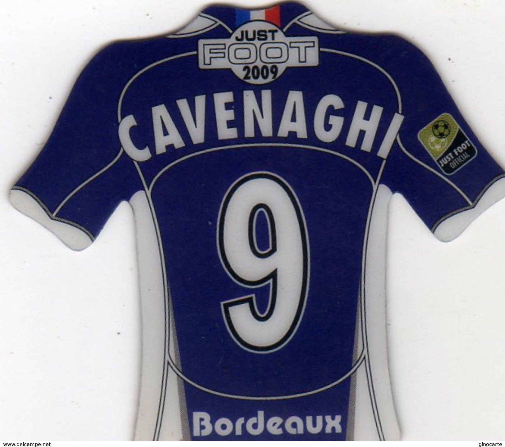 Magnet Magnets Maillot De Football Pitch Bordeaux Cavenaghi 2009 - Sport