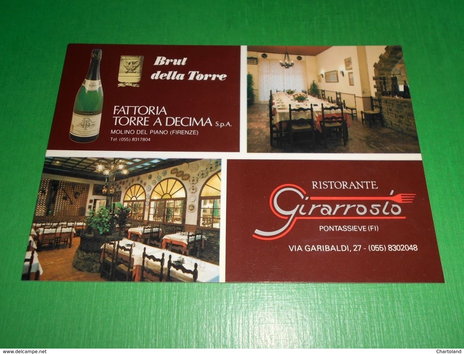 Cartolina Pontassieve ( Firenze ) - Ristorante Girarrosto - Brut Della Torre - Firenze