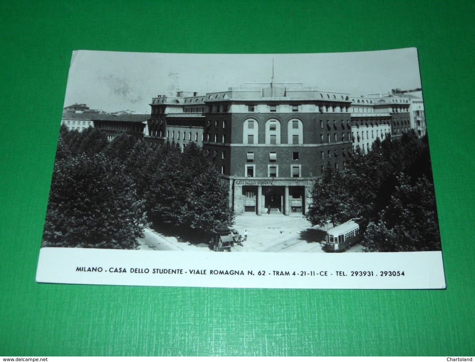 Cartolina Milano - Casa Dello Studente - Viale Romagna 1954 - Milano