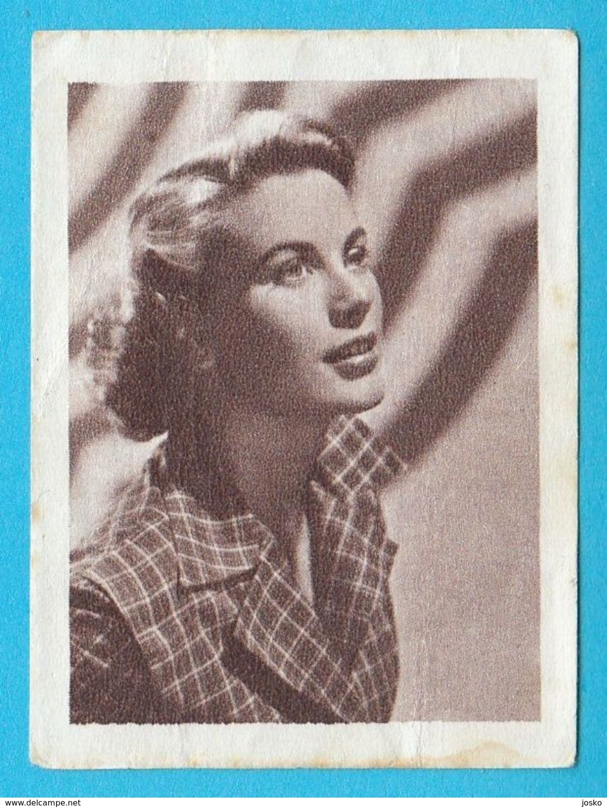 GRACE KELLY ( Princess Of Monaco ) -  Yugoslavian Vintage Collectiable Gum Card Issued 1960's * Princesse De Monaco RRRR - Other & Unclassified