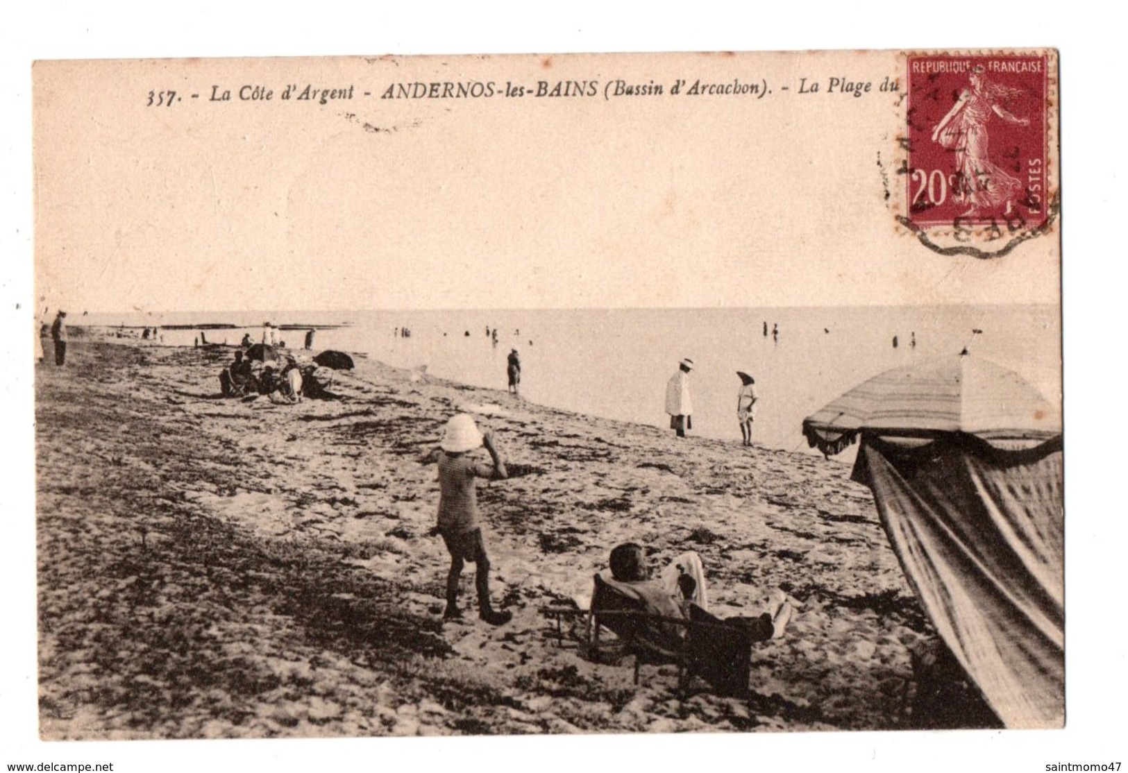 33- ANDERNOS-LES-BAINS . LA PLAGE - Réf. N°3427 - - Andernos-les-Bains