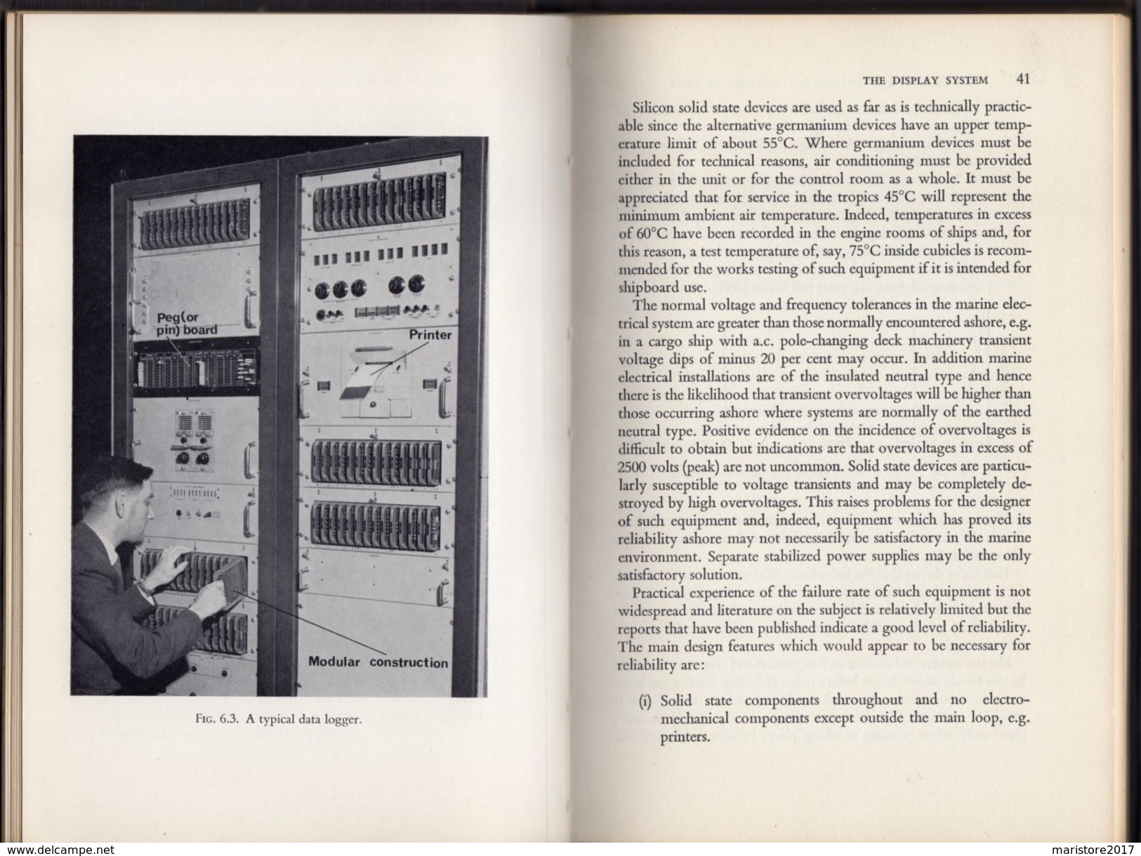 Vintage Technology Book Libro Ingegneria Navale-Centralized And Automatic Controls In Ships - 1st Edition-1966 - Ingénierie