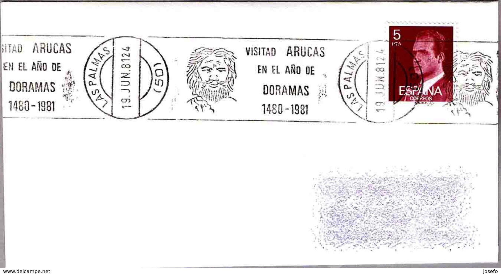 V CENTENARIO DORAMAS. Cultura Guanche. Las Palmas, Islas Canarias, 1981 - Otros & Sin Clasificación