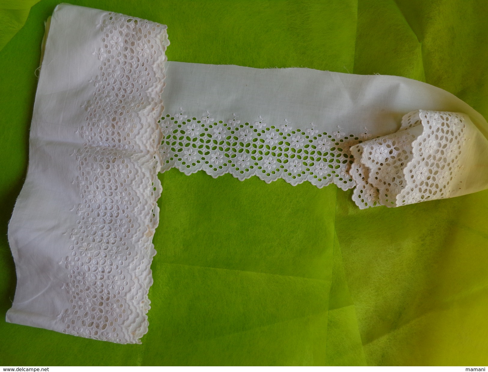 Dentelle Broderie Anglaise Long 5.30m X11cm - Laces & Cloth