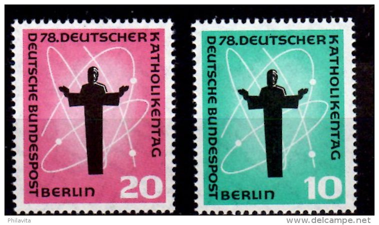 WZ 1958  Berlin -Deutscher Katholikentag, Berlin - Mi 179/80- 2v  - MNH** - Cristianismo