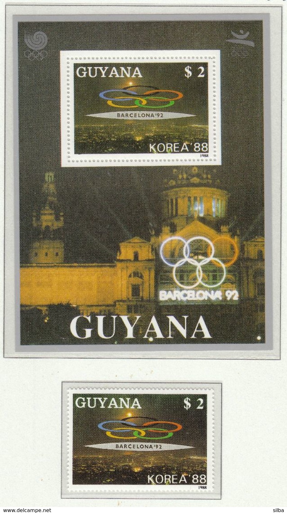 Guyana 1988 / Olympic Games Barcelona 1992 / Stadium - Ete 1992: Barcelone