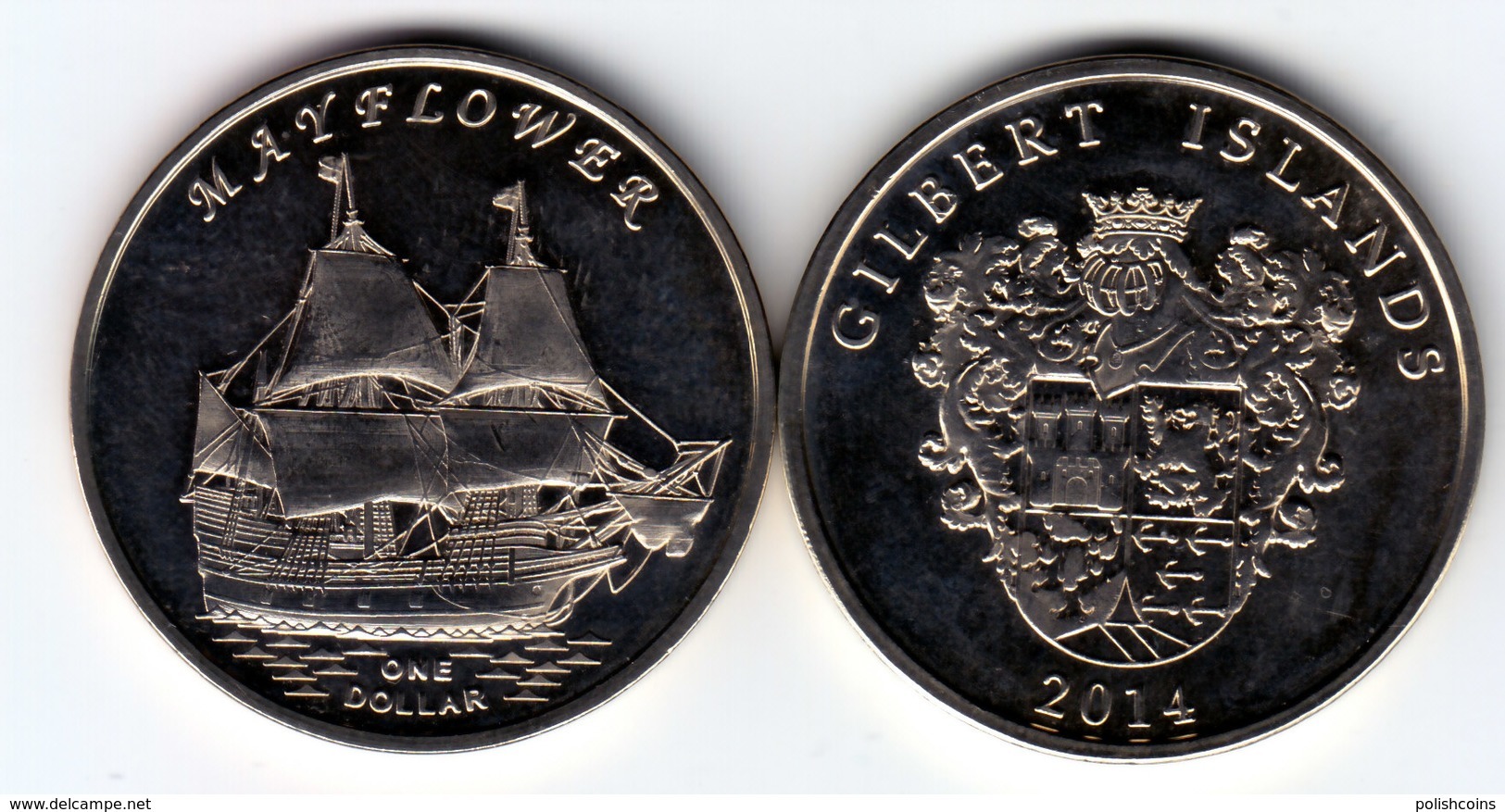 GILBERT ISLAND 2014 Mayflower 1 Dollar $ UNC - Autres – Océanie