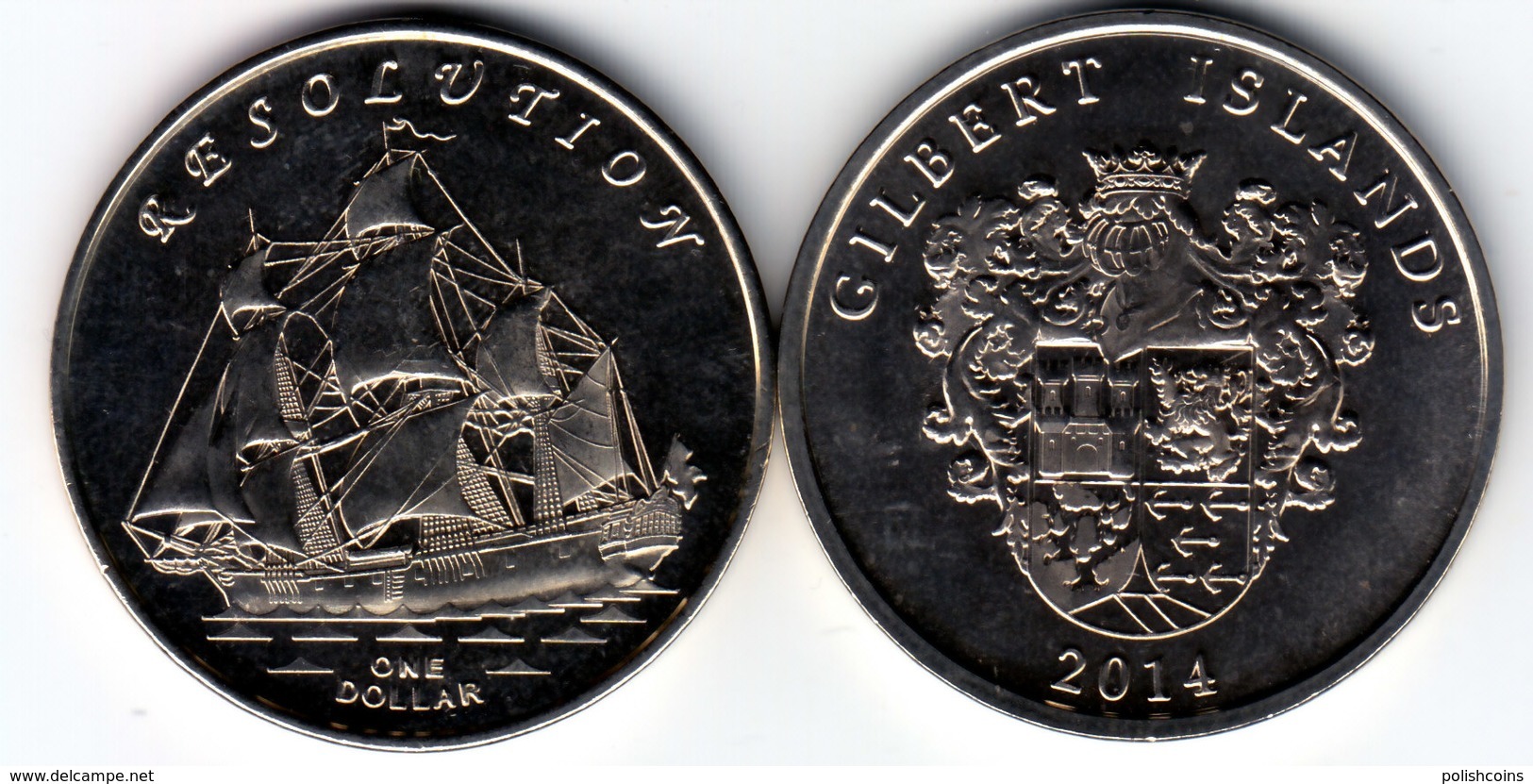 GILBERT ISLAND 2014 Resolution 1 Dollar $ UNC - Autres – Océanie