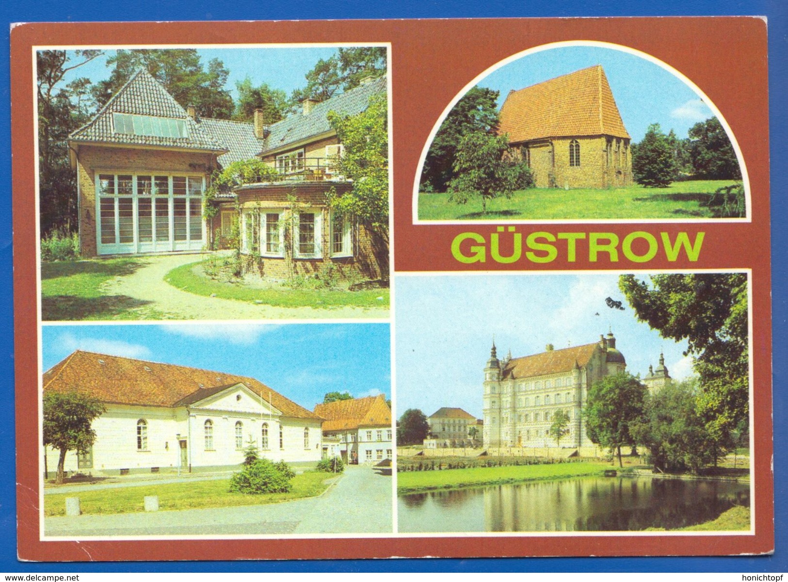 Deutschland; Güstrow; Multibildkarte Mit Theater; Ernst Barlach Haus - Guestrow