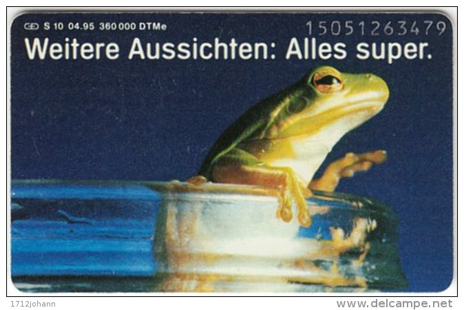 GERMANY S-Serie B-017 - Animal, Frog (1505) - Used - S-Series : Tills With Third Part Ads