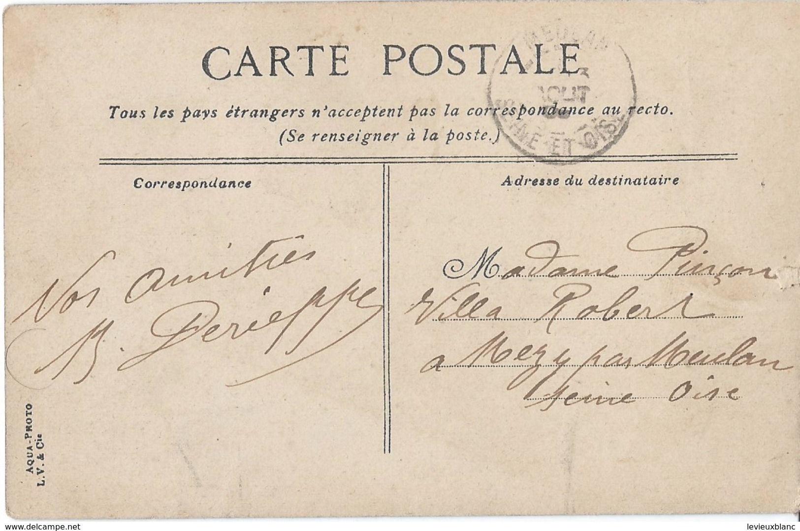 Course Automobile / Circuit De La Sarthe/ Virage à La Croix De Mission D'Ardenay /Mezy/S & O /  1906           CPDIV259 - Autres & Non Classés