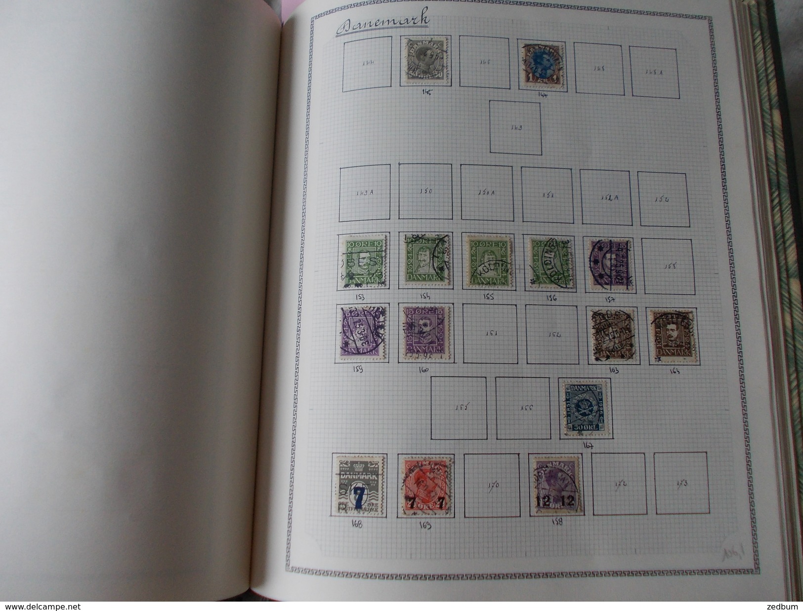 TIMBRE 1 Page Danemark 15 Timbres Valeur 106.10 &euro; - Sonstige & Ohne Zuordnung