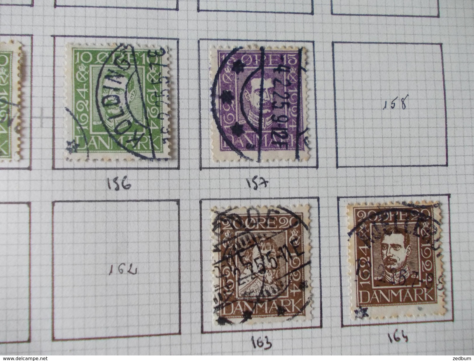 TIMBRE 1 Page Danemark 15 Timbres Valeur 106.10 &euro; - Sonstige & Ohne Zuordnung
