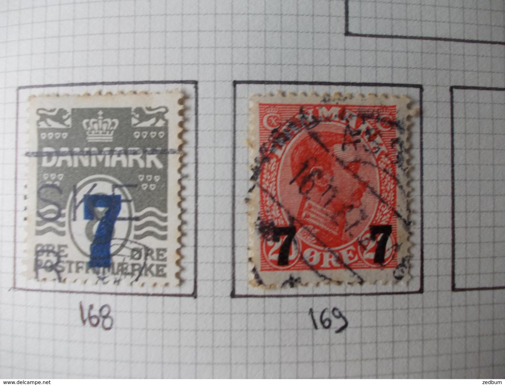 TIMBRE 1 Page Danemark 15 Timbres Valeur 106.10 &euro; - Sonstige & Ohne Zuordnung