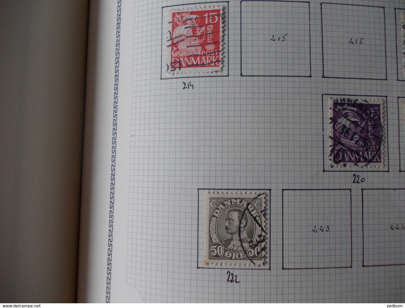 TIMBRE 1 Page Danemark 11 Timbres Valeur 9.05 &euro; - Sonstige & Ohne Zuordnung