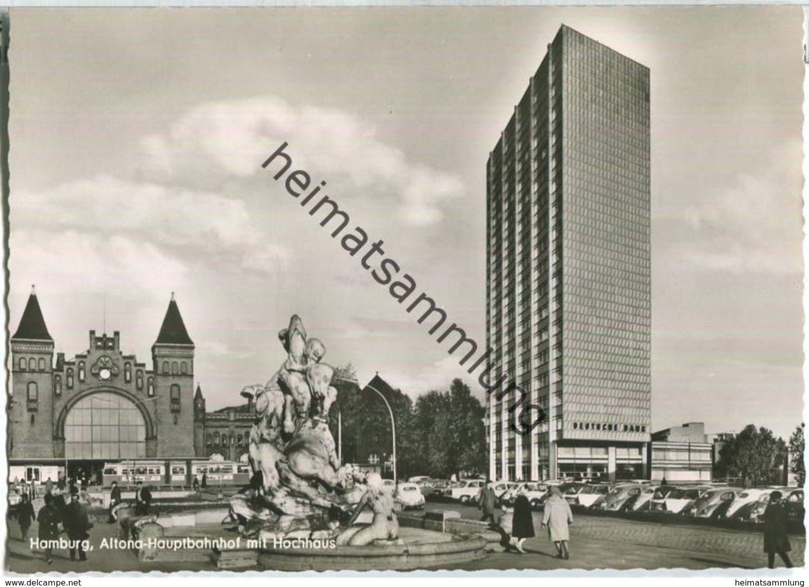 Hamburg-Altona - Hauptbahnhof - Hochhaus - Foto-Ansichtskarte - Altona