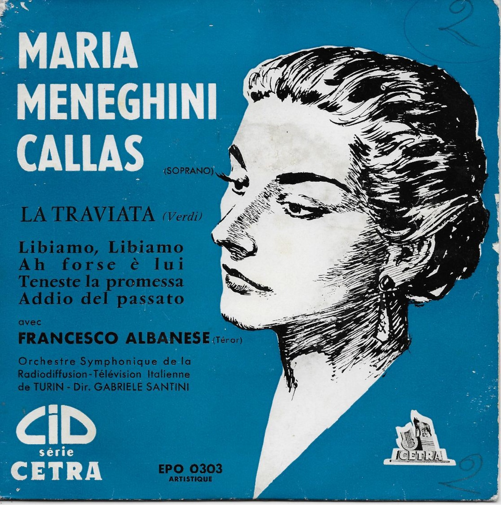 Maria Callas 45t. EP *la Traviata* - Opera