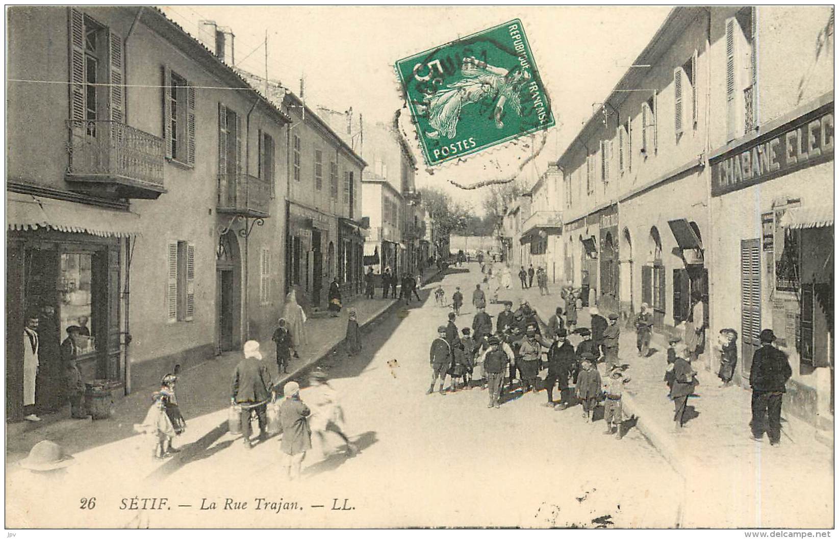 SETIF - LA RUE TRAJAN - Autres & Non Classés