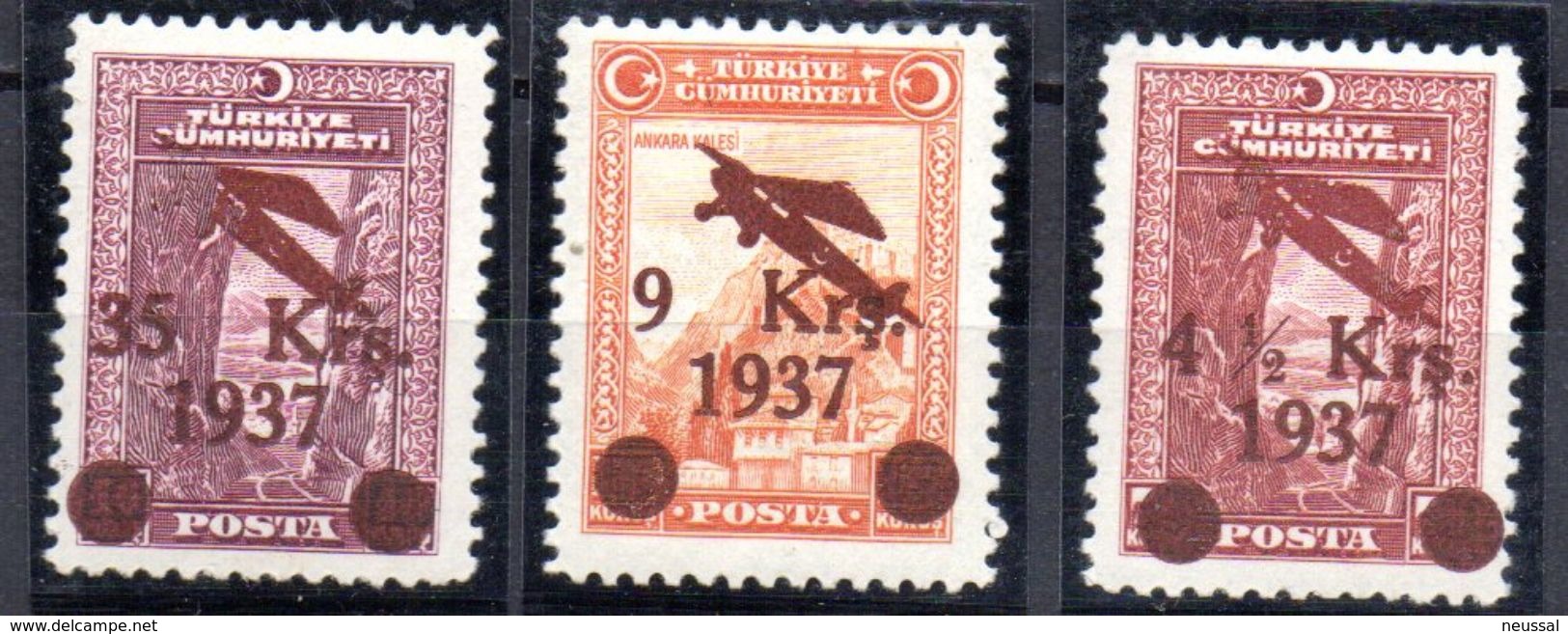 Serie   Nº A-6/8 Turquia. - Unused Stamps