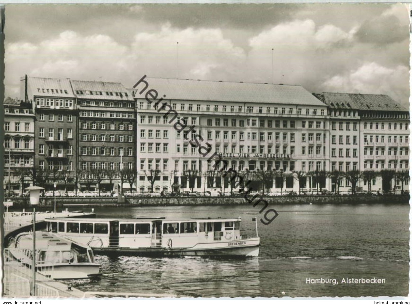 Hamburg-Altona - Alsterbecken - Fahrgastschiff Bredenbek - Foto-Ansichtskarte - Altona