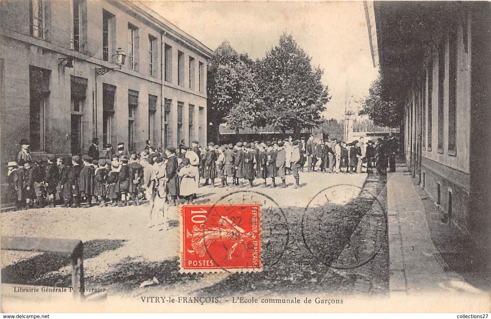 51-VITRY-LE-FRANCOIS- L'ECOLE COMMUNALE DE GARCONS - Vitry-le-François