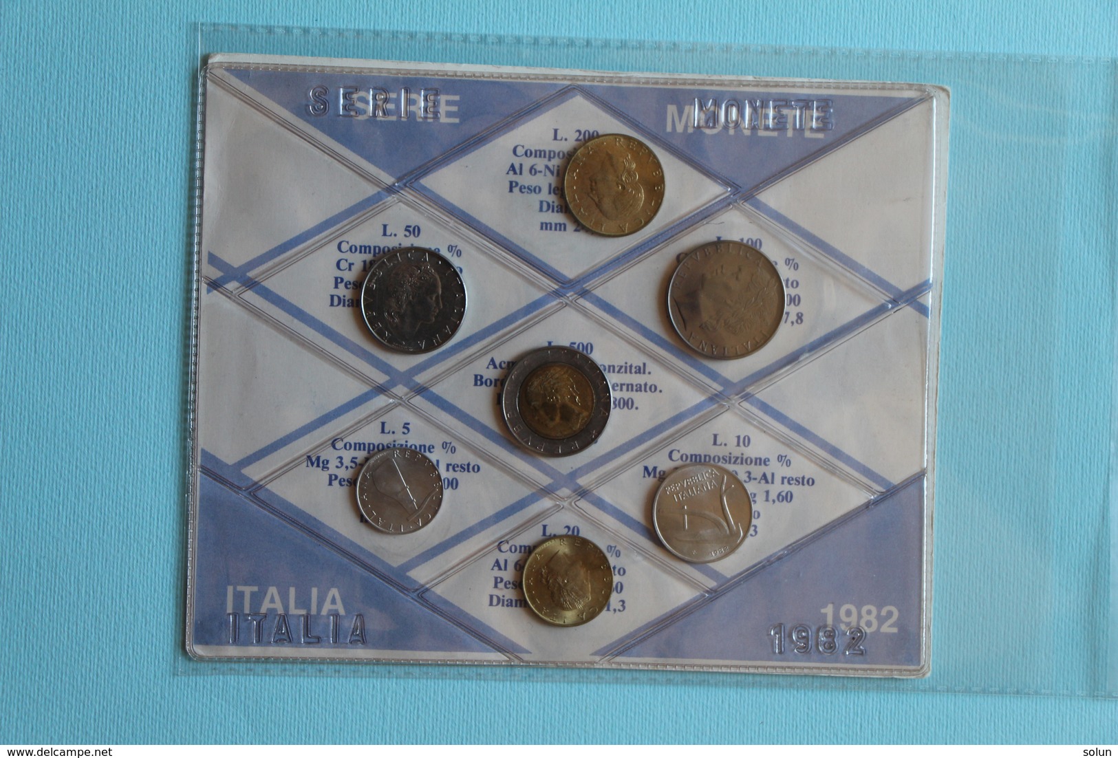 ITALY ITALIA SERIE MONETE 1982 - Mint Sets & Proof Sets