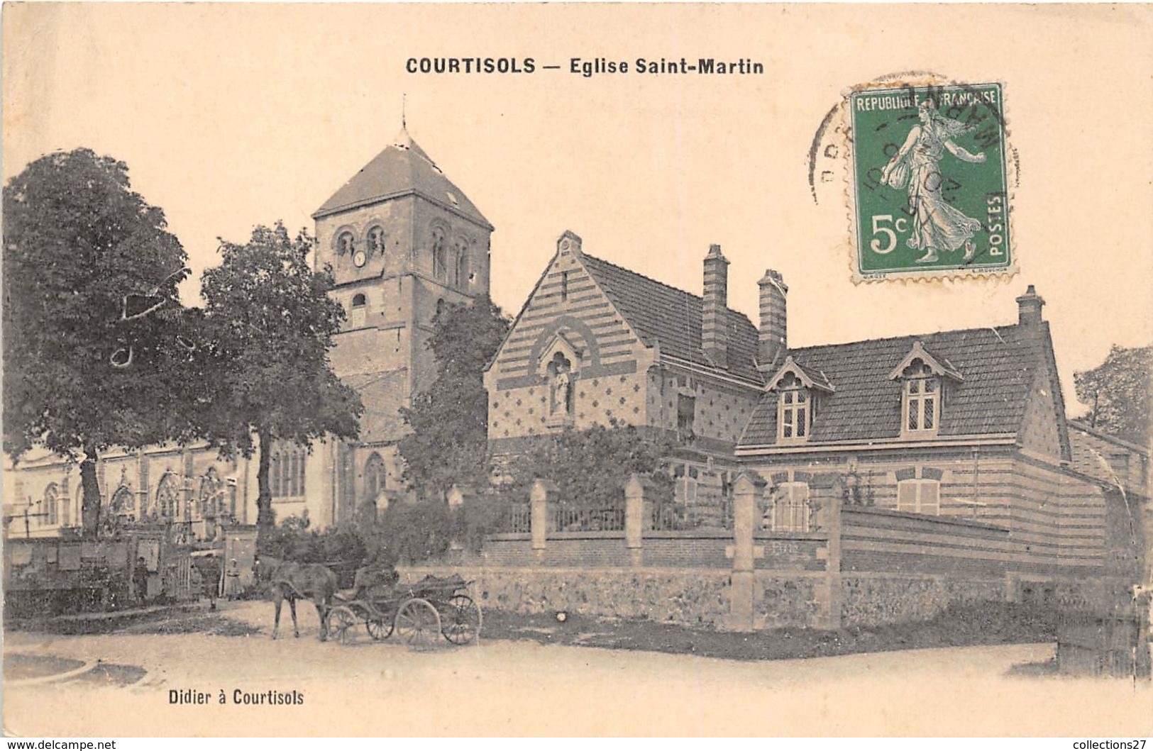 51-COURTISOLS- EGLISE SAINT-MARTIN - Courtisols