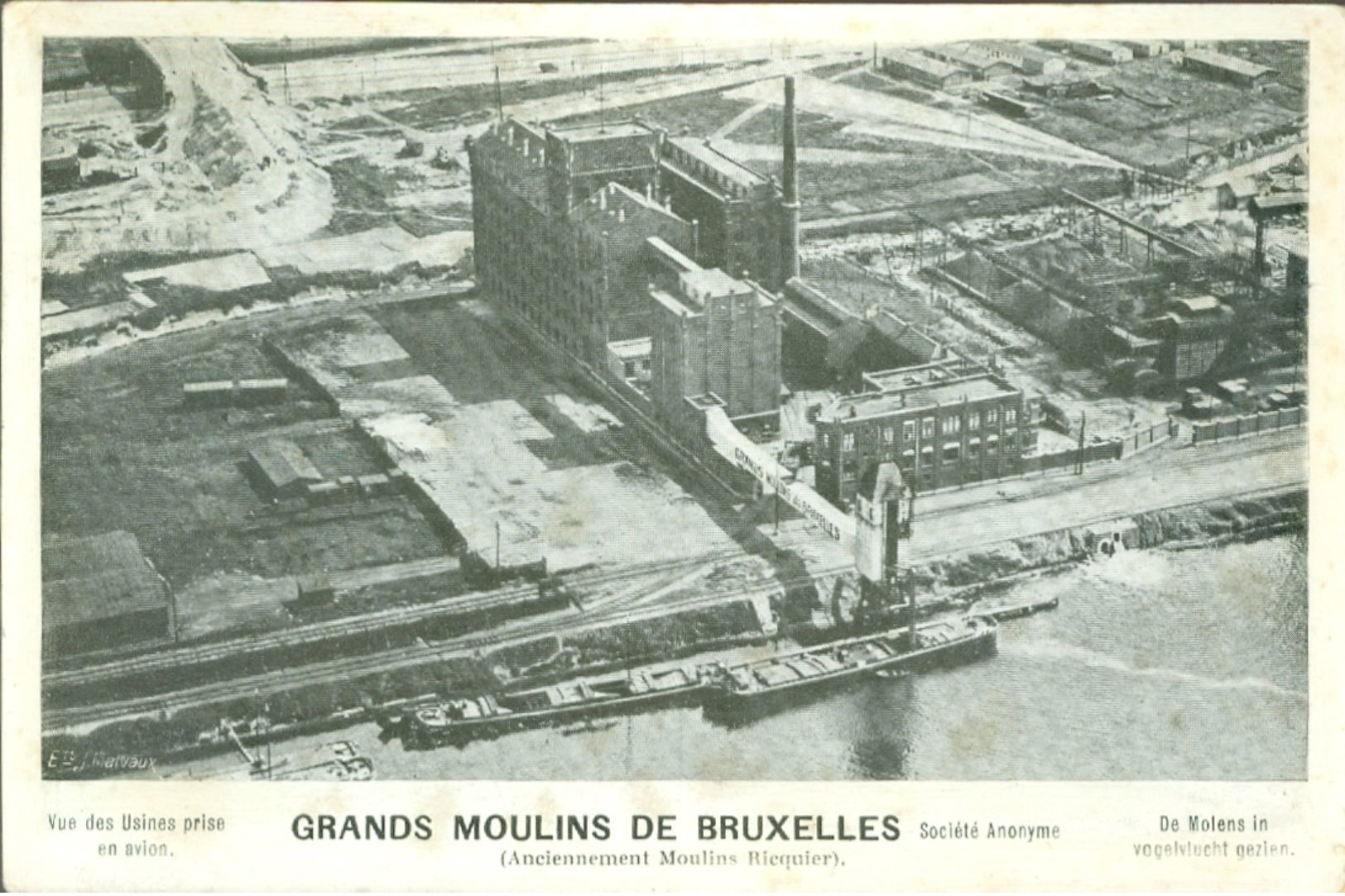 Neder - Over - Heembeek   :  Grands Moulins De Bruxelles - Monuments, édifices