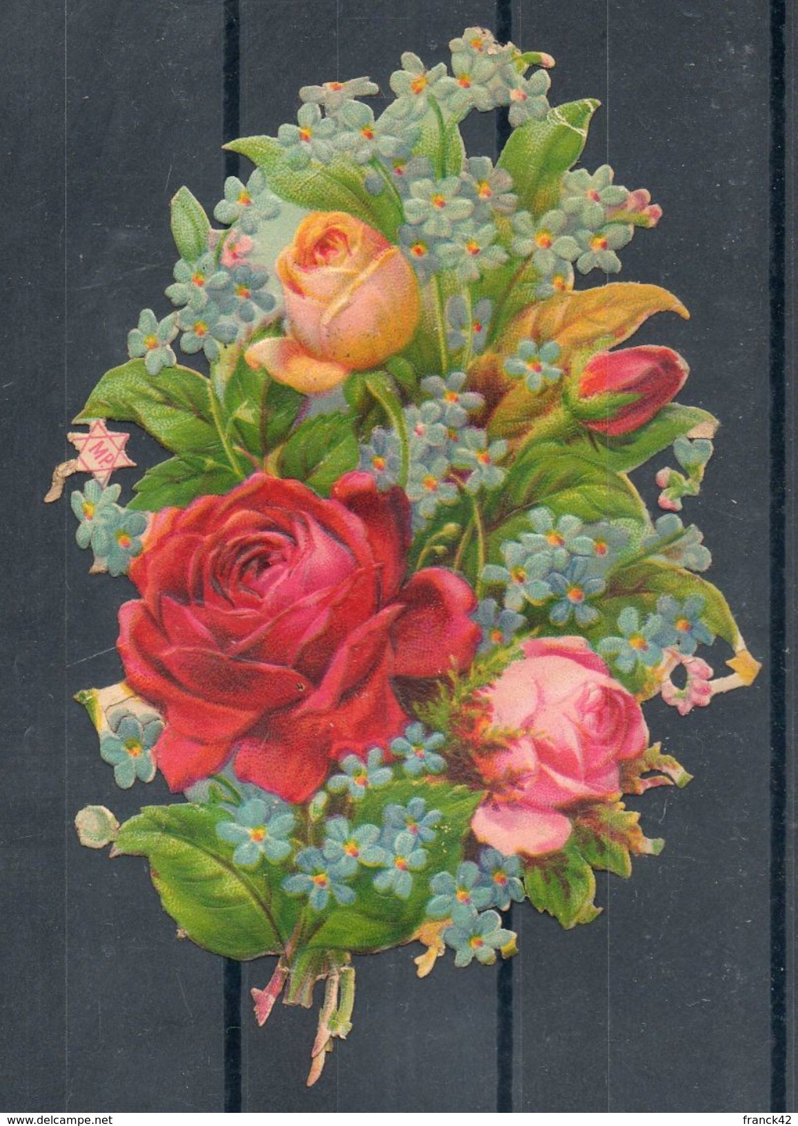 Bouquet De Roses. 100mm. Fabrique De Confiserie Raidelet - Fleurs