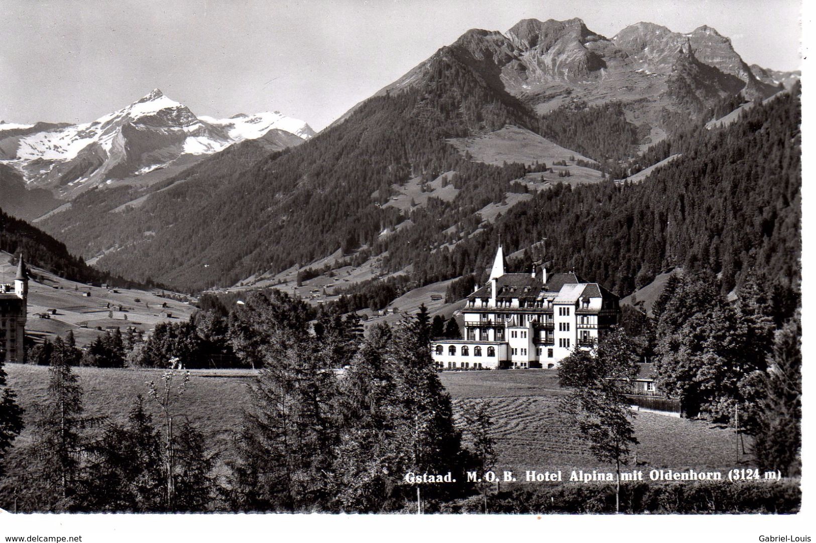 Gstaad M.O.B. Hotel Alpina Mit Oldenhorn - Gstaad