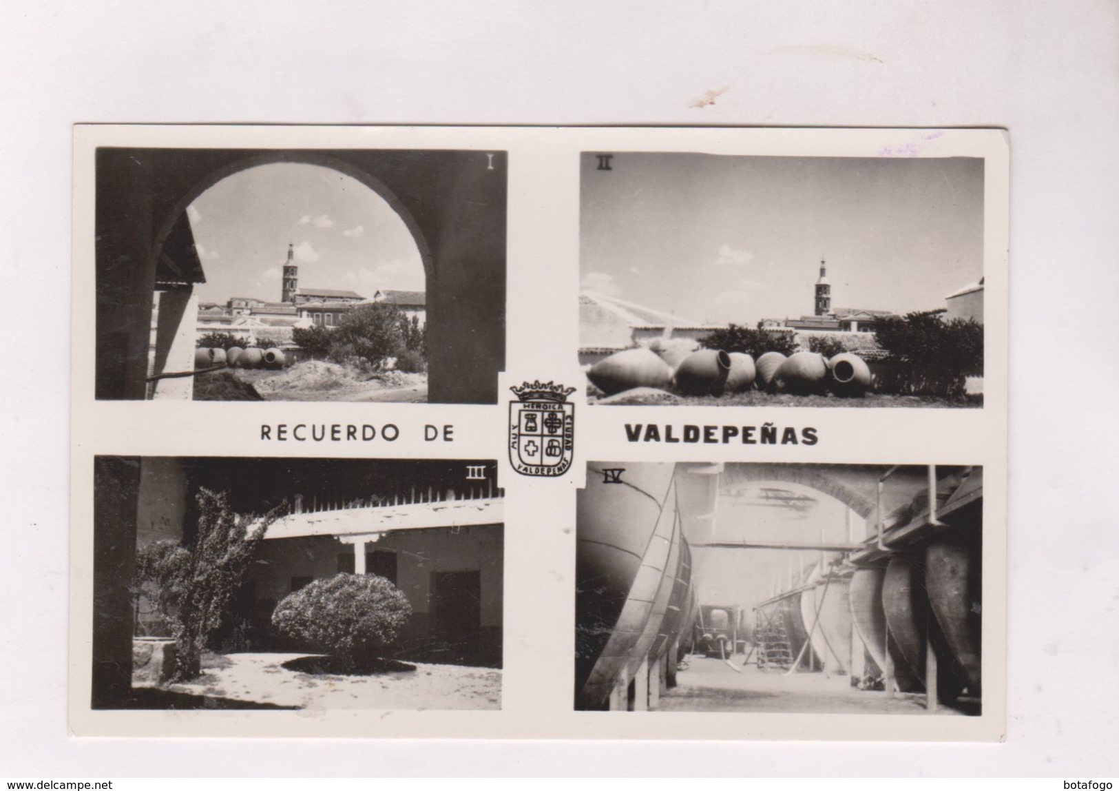 CPA PHOTO RECUERDO DE VALDEPENAS MULTIVUES! - Ciudad Real