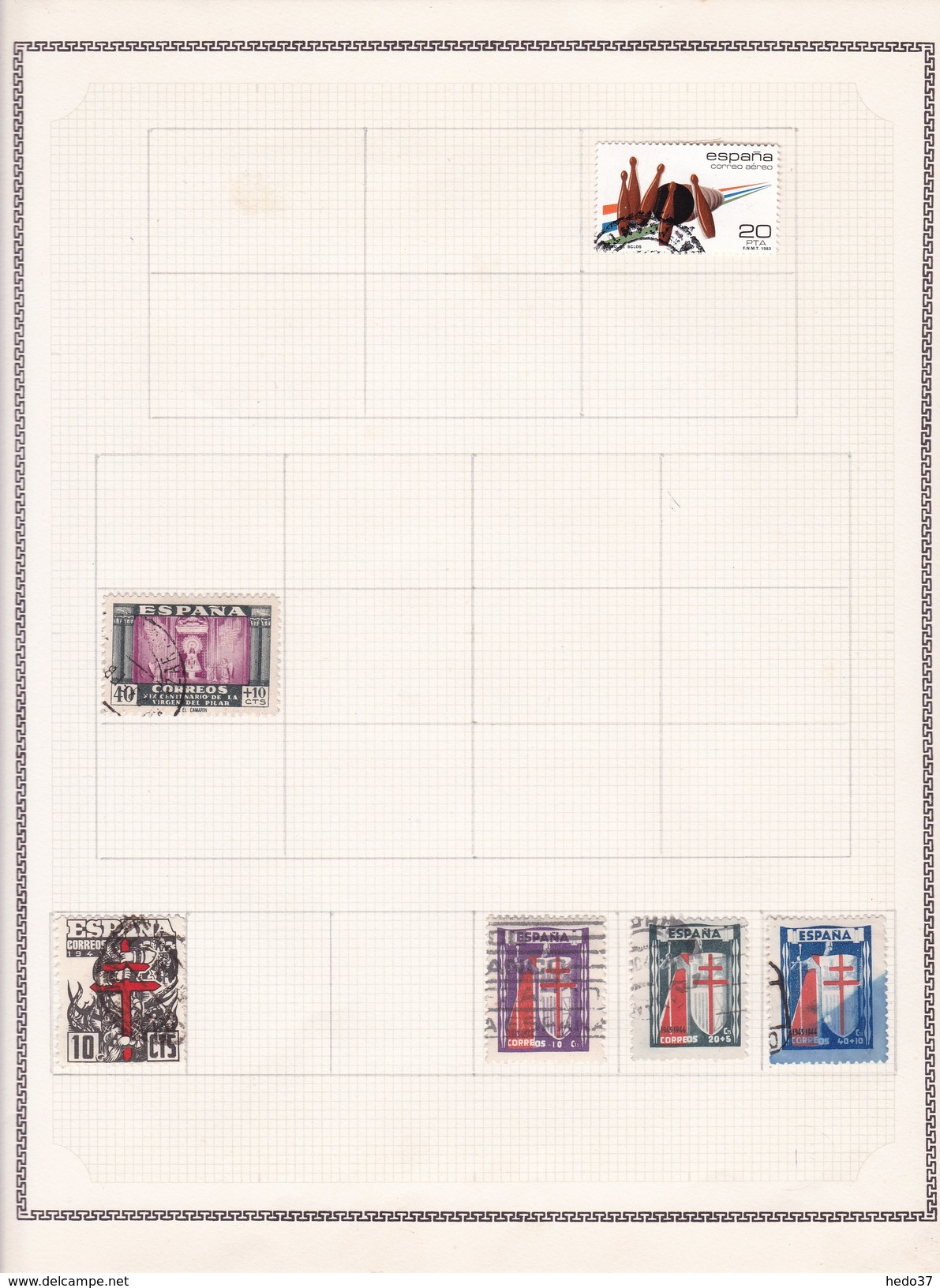 Espagne - Collection Vendue Page Par Page - Timbres Oblitérés / Neufs * - B/TB - Colecciones