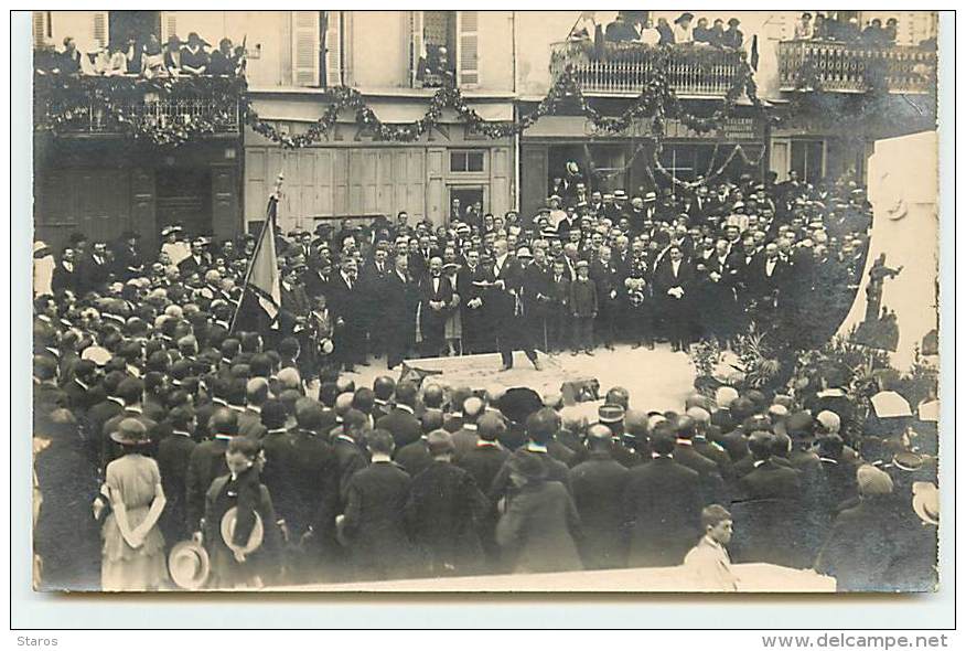 Carte-Photo De RIBERAC - Inauguration Du Monument Aux Morts - Riberac