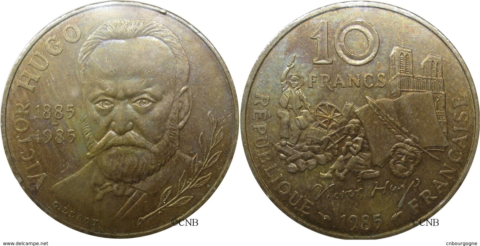 France - Ve République - 10 Francs Victor Hugo 1985 Tranche A - TTB - Fra1157 - Autres & Non Classés