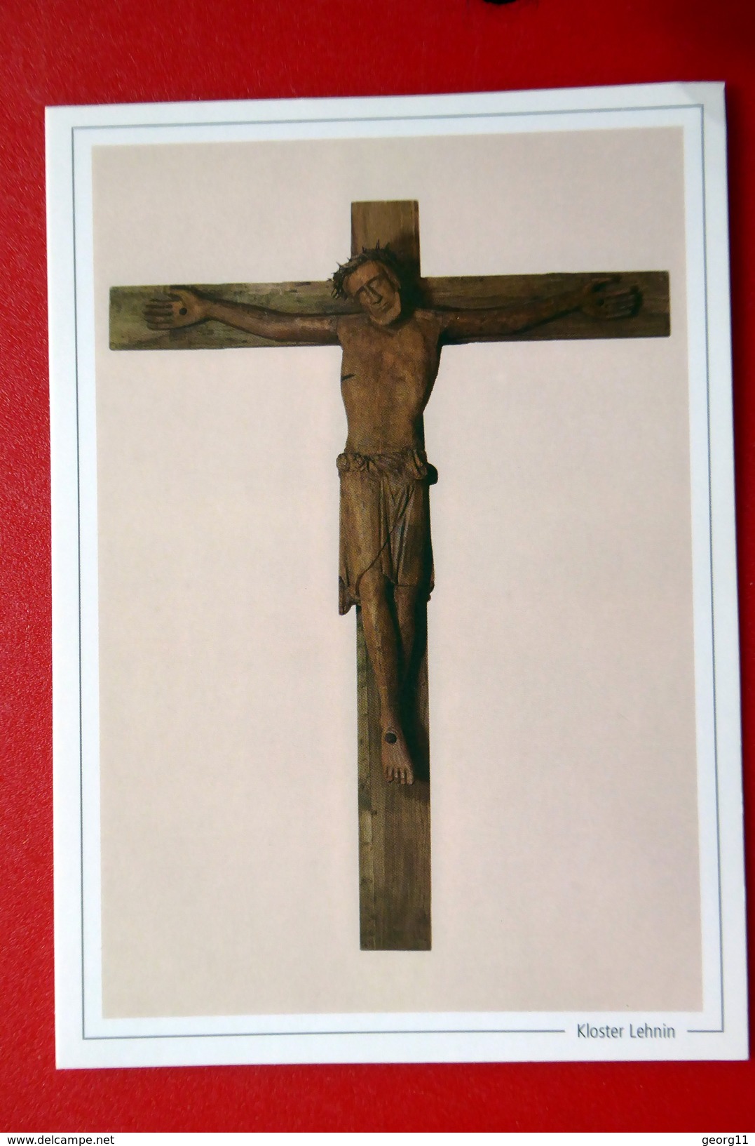 Lehnin - Luise-Henrietten-Stift - Kloster Kirche St. Marien - Triumphkreuz 1230 - Romanik Kunst - Lehnin